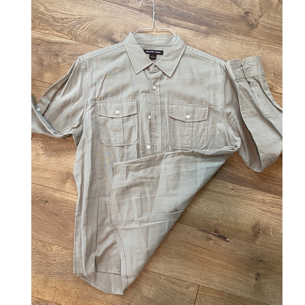 Michale kors men’s button down shirt